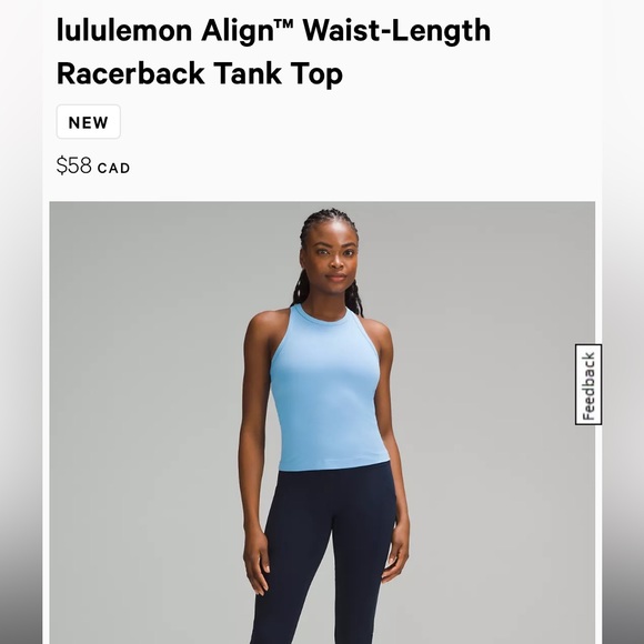 Lululemon Align Racer Back Tank Top - Picture 3 of 5